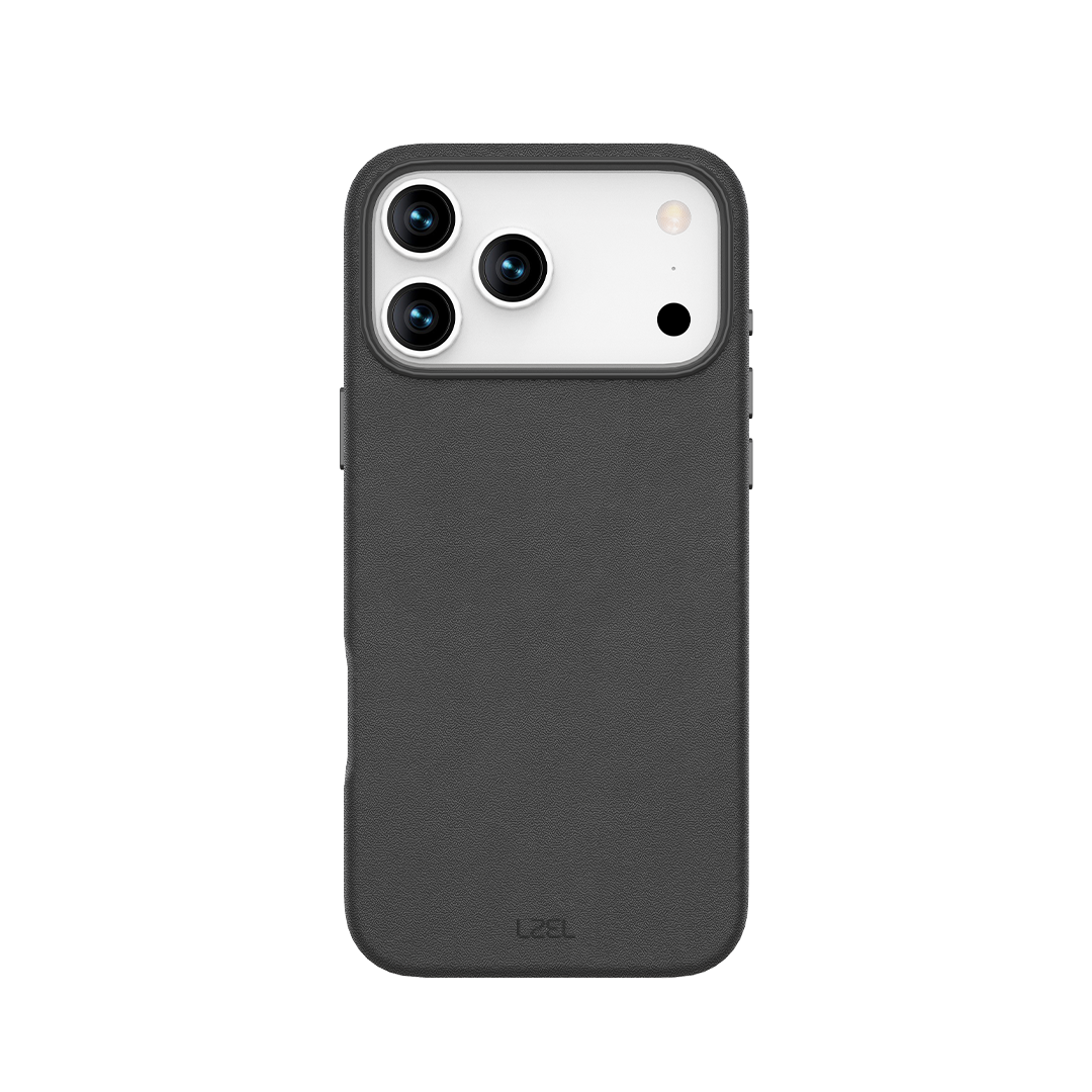 LZEL MagOrbio Leather Case for iPhone 17 Pro | Black LZEL MagOrbio Leather Case for iPhone 17 Pro | Black